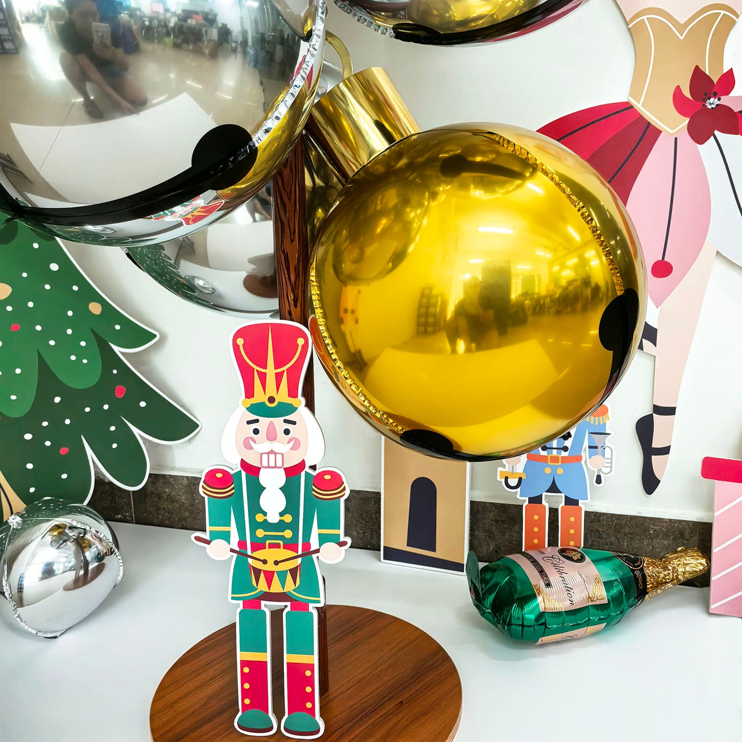 DIY Christmas Bell Ornament Balloon Kit 10count/Pack