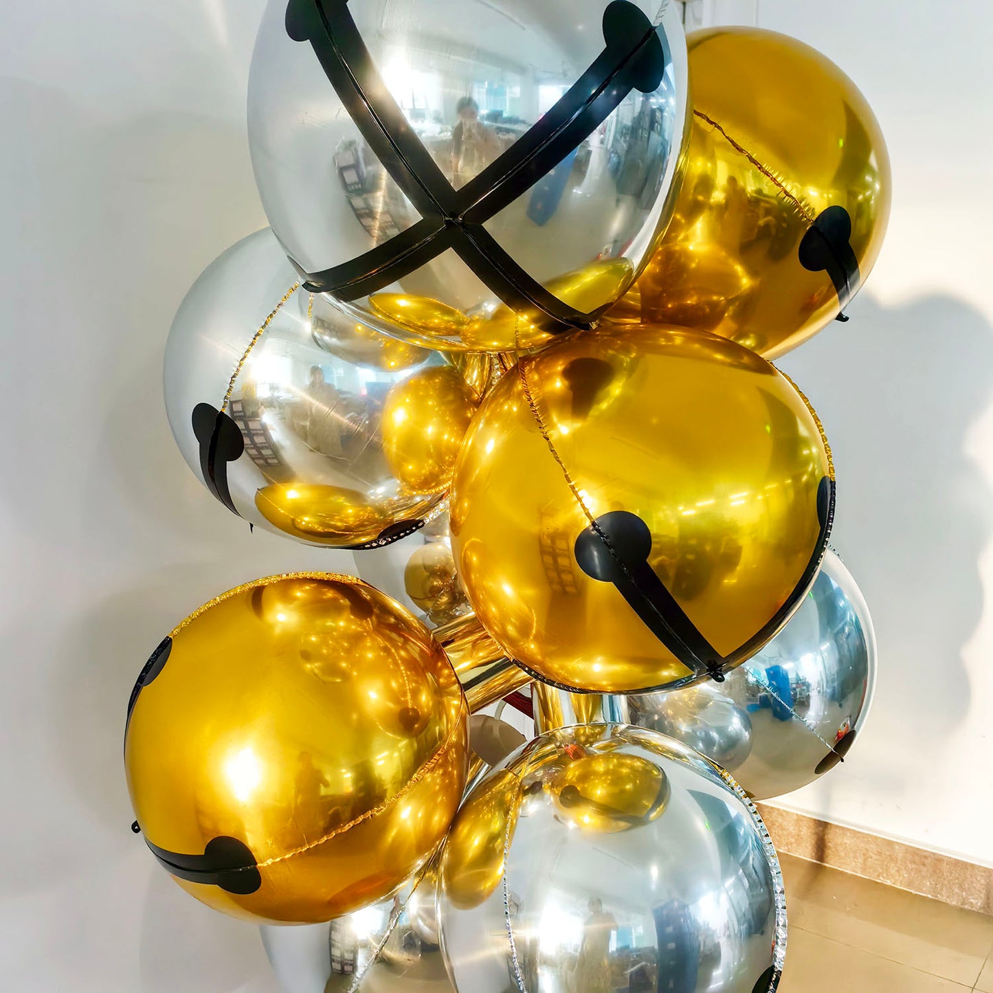 DIY Christmas Bell Ornament Balloon Kit 10count/Pack