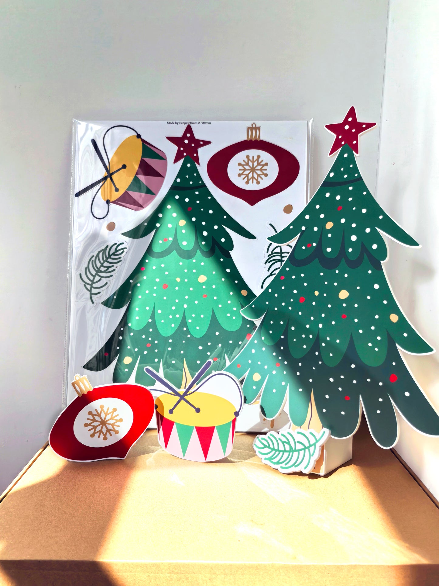 Standee Christmas Cutout Decor| Christmas Tree Nutcracker Ballet Girl Foam Board for Festival Decorations