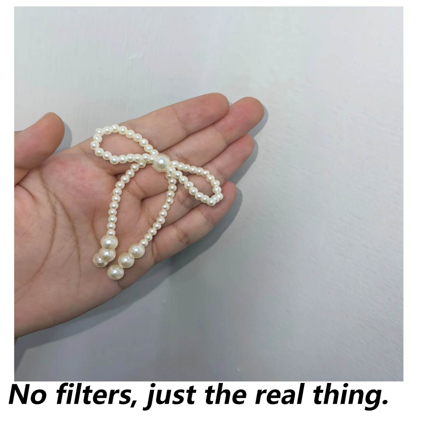 10Pcs Pearl Bow Cake Toppers 4” with 10 Acrylic Picks - Pearl Bows for Wedding, Birthday Cake Decorations,Flower Bouquets, Dessert Décor (S 3inch)