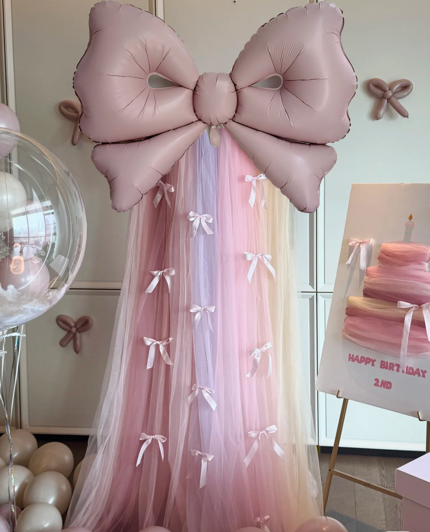 50" Gaint Bow Balloons 4pcs in a pack