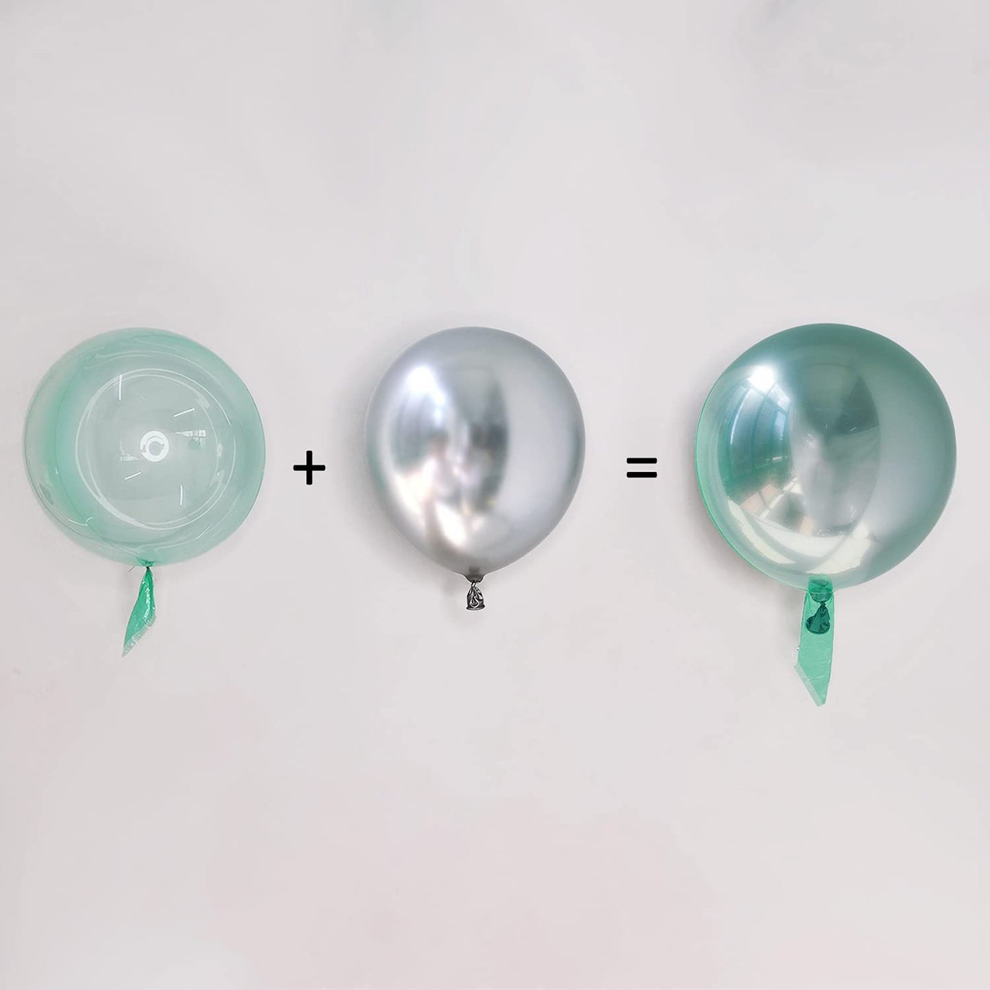 Eanjia 10inch Crystal Bubble Balloon 50pcs Pack