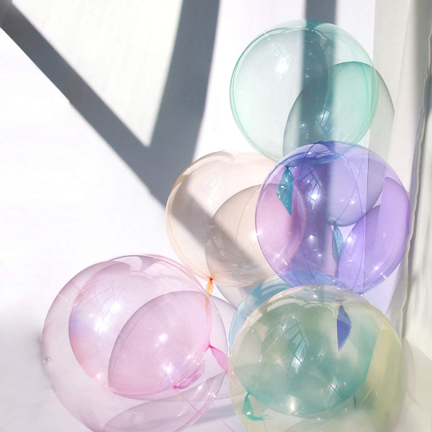 Eanjia 10inch Crystal Bubble Balloon 50pcs Pack