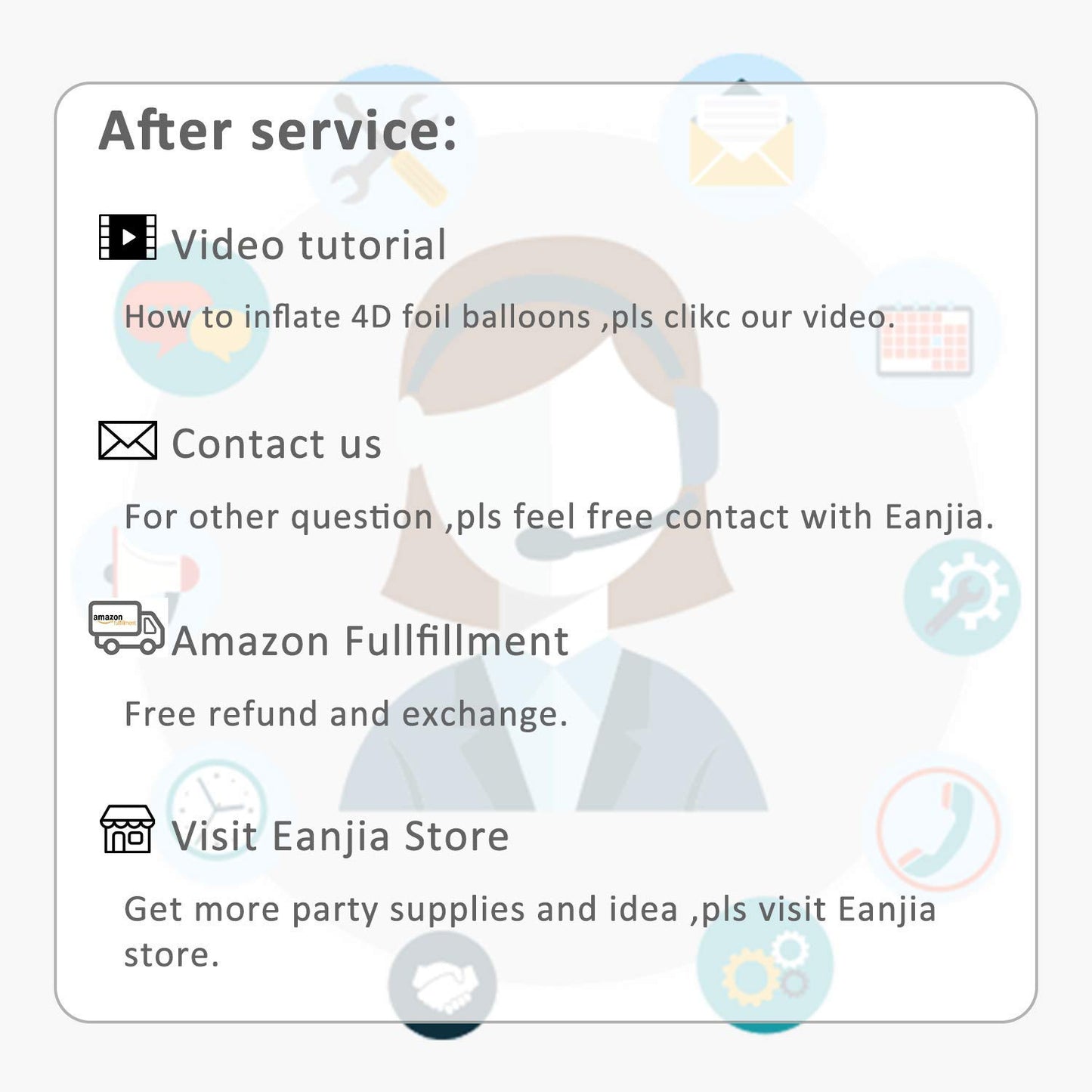 Eanjia 4D Ombre Foil Balloons Silver & Blue Gradient Frozen Theme
