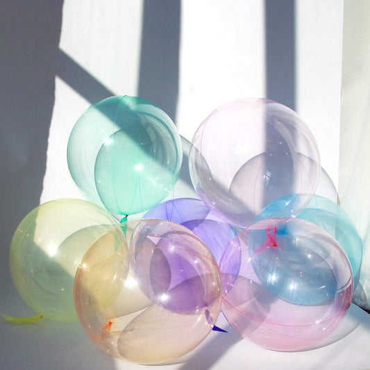 Eanjia 10inch Crystal Bubble Balloon 50pcs Pack
