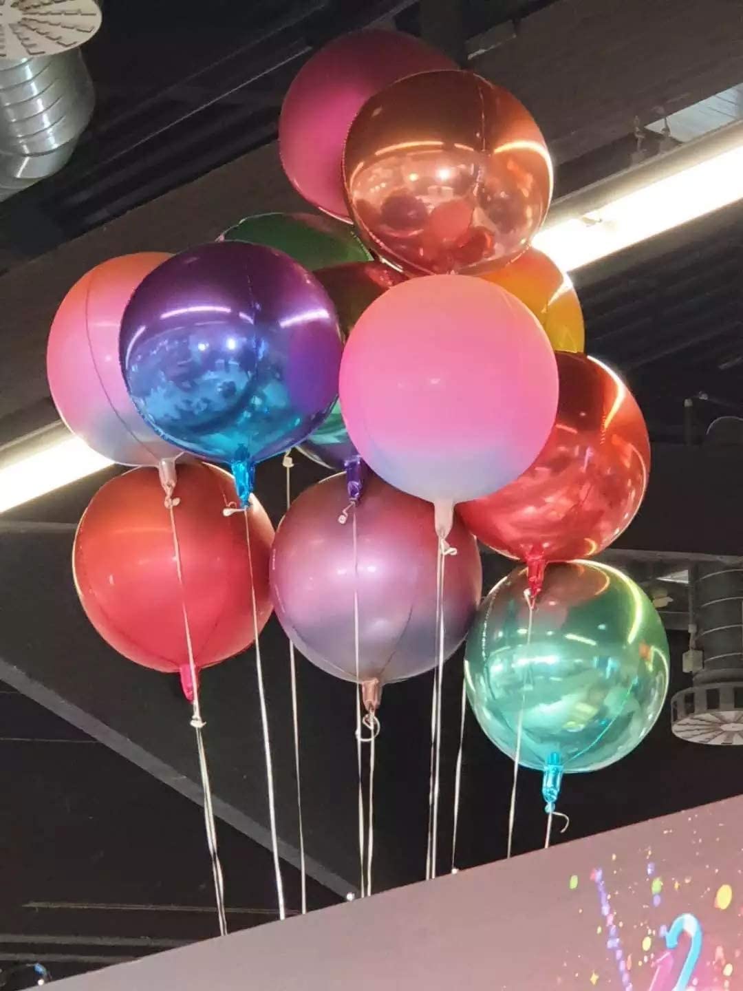 Burgundy Balloons 4count Hangable 16"