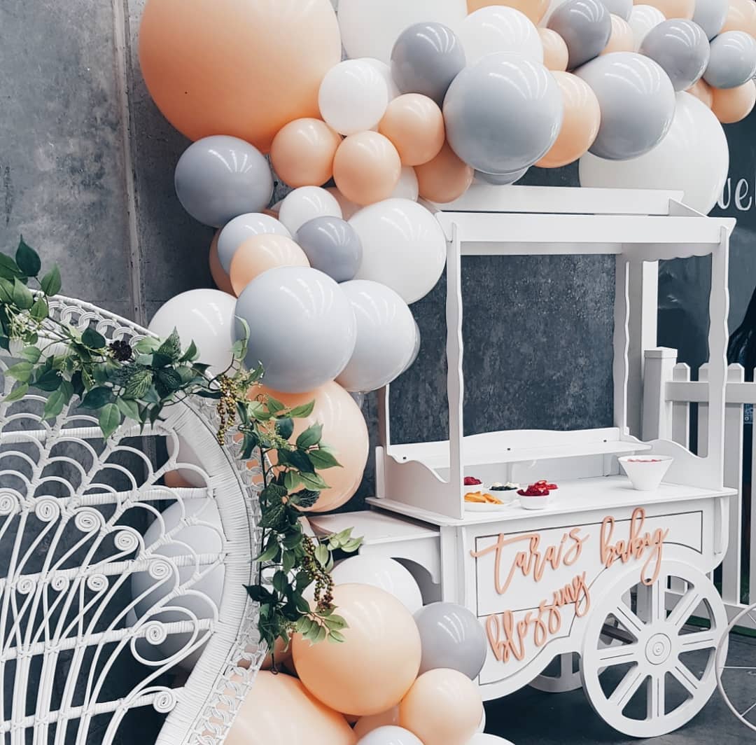 Eanjia 118PCS Blush Balloon Arch & Garland Kit DIY Double Layer 5"-36"