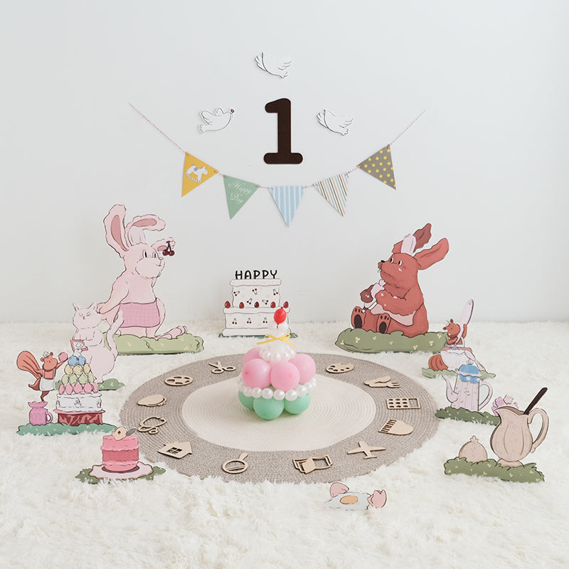 Wonderland Bunny Afteroon Tea Party Foam Board Cutout