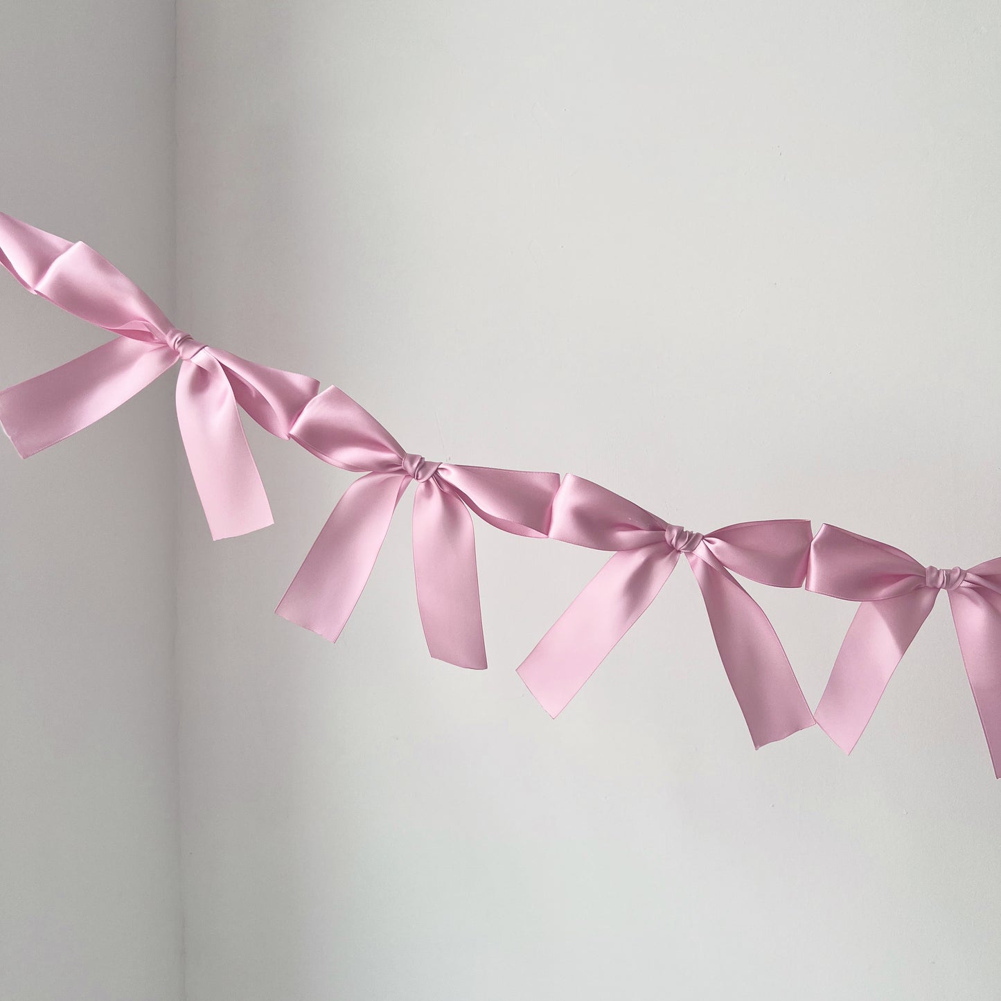 Eanjia Handmade Satin Ribbon Bow Banner 6FT x 2pack