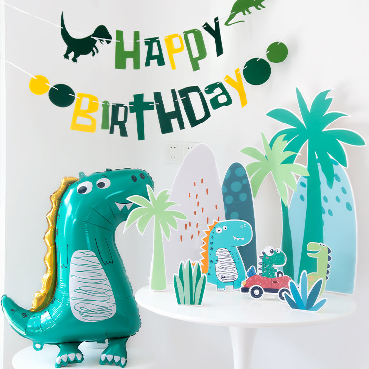 Cartoon Dinosaur Party Decor 17pcs Foam Board Standee