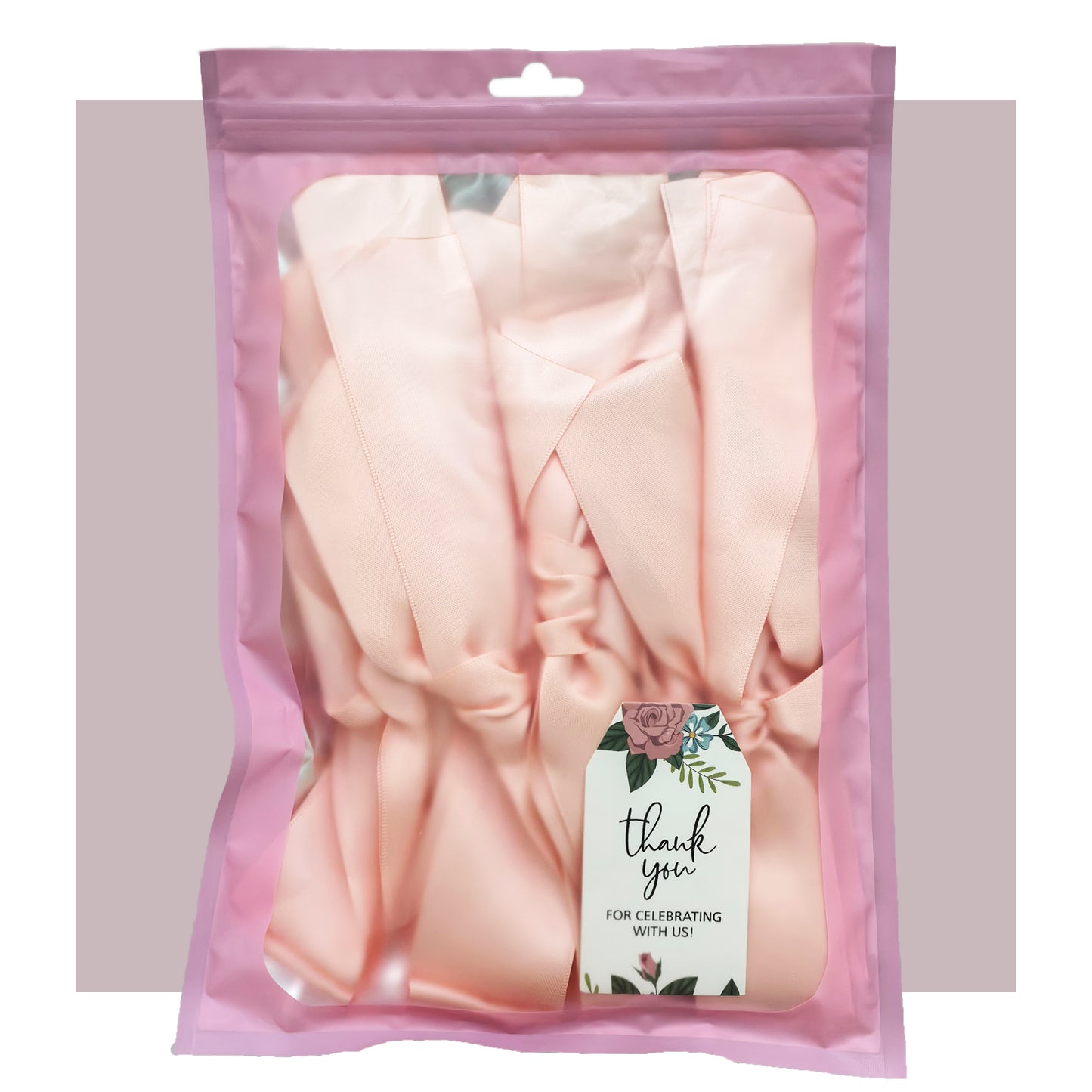 Eanjia Handmade Satin Ribbon Bow Banner 6FT x 2pack