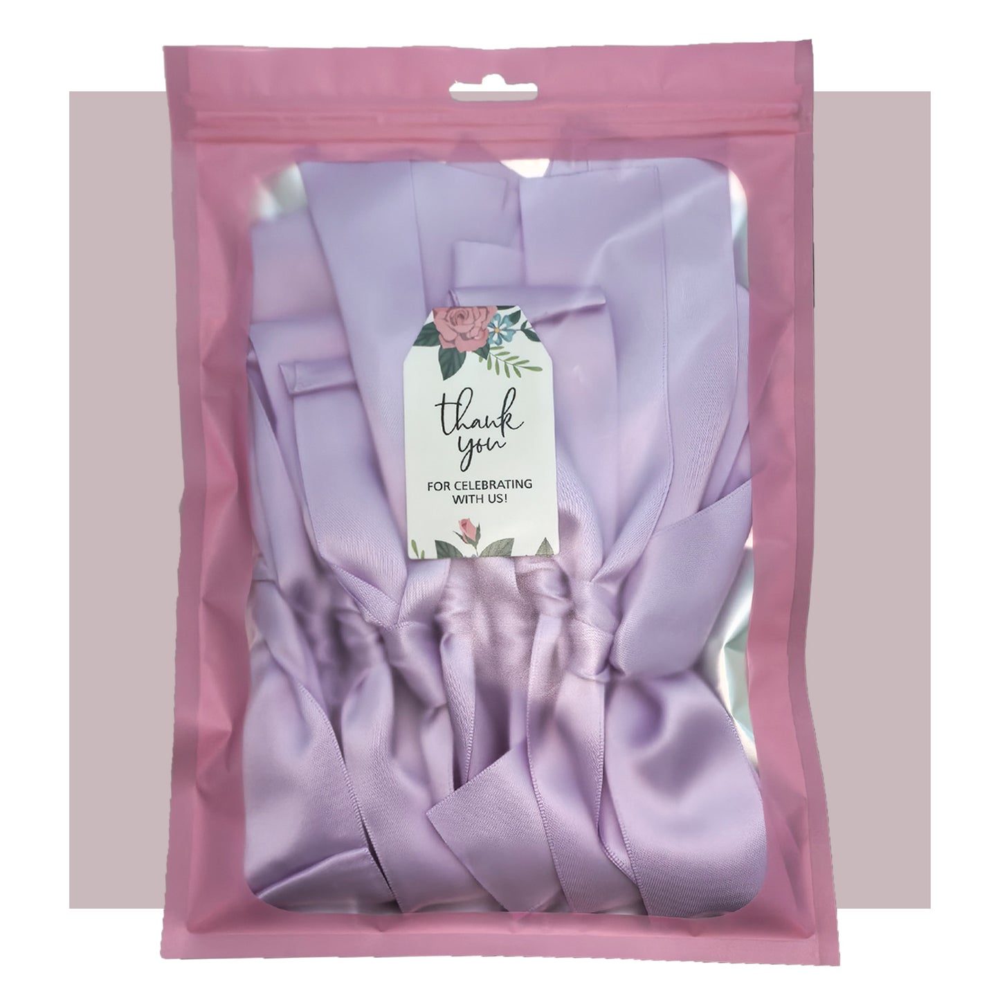 Eanjia Handmade Satin Ribbon Bow Banner 6FT x 2pack