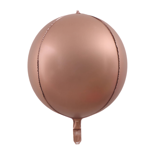 22 inch 4D Orbz Foil Balloons Coffee, caramel, cream