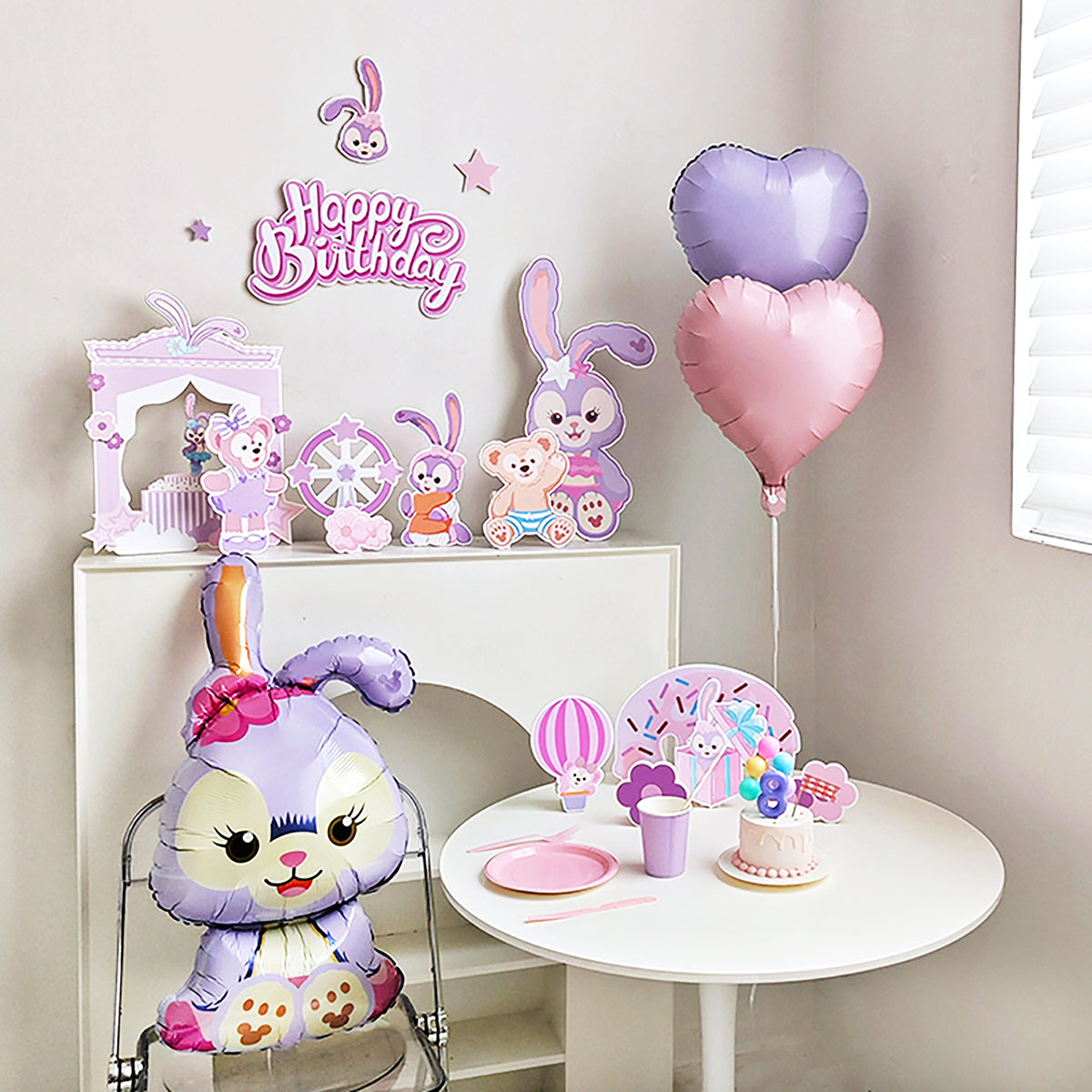 StellaLou & Duffy Standee Birthday Party Decor Coutouts Set of 29 Pieces