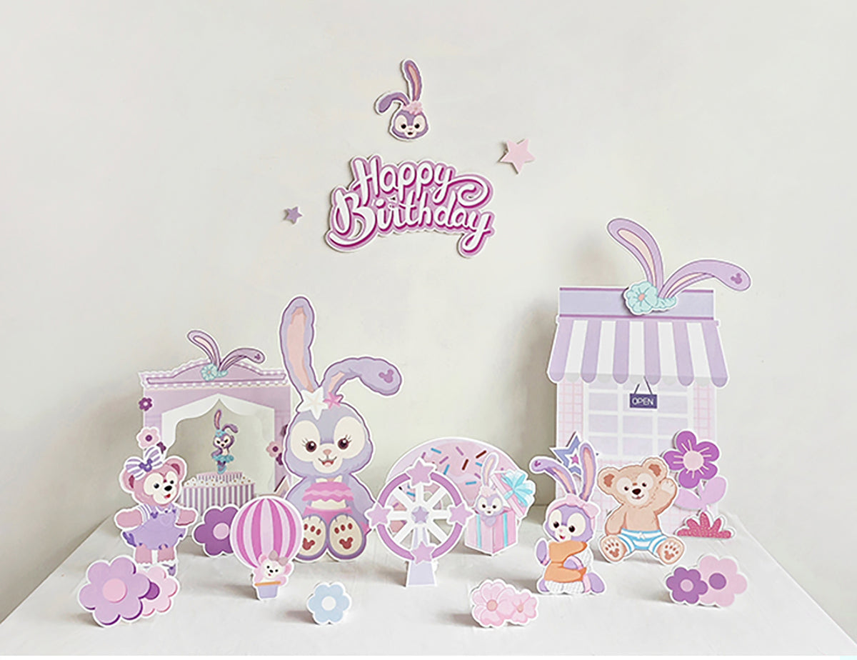 StellaLou & Duffy Standee Birthday Party Decor Coutouts Set of 29 Pieces