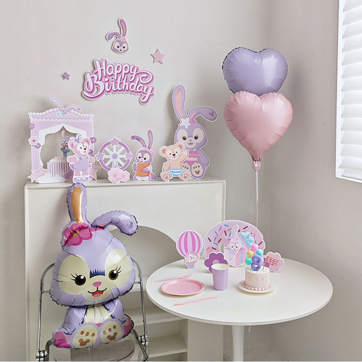 StellaLou & Duffy Standee Birthday Party Decor Coutouts Set of 29 Pieces