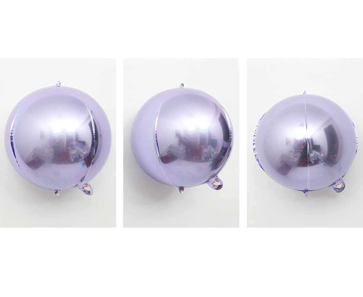 Eanjia Hangable 4D Orbz Foil Balloons 7" 14" 16" 22“ Purple