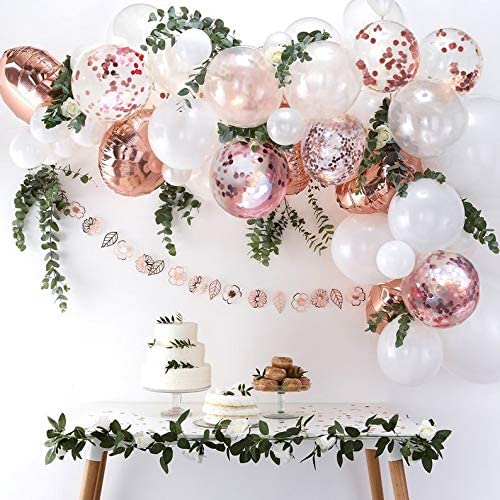 Rose Gold Balloons Garland Kit 70pcs