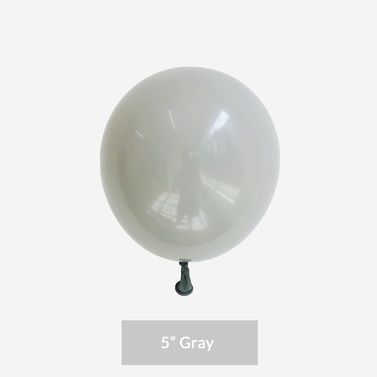 5" Standard White Latex Balloons (100pcs/bag) 88g