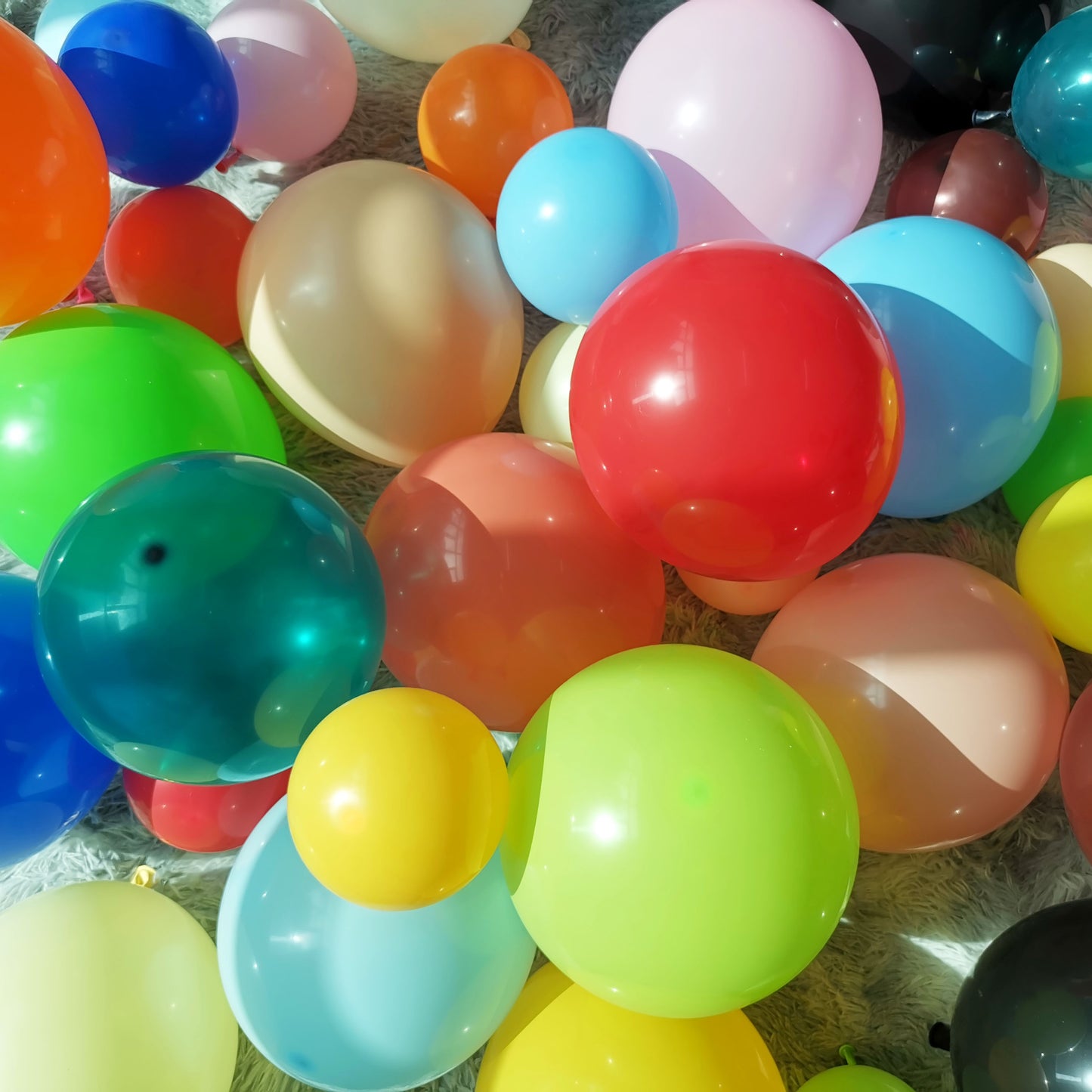 5" Natural Latex Balloons 100pcs /Pack  21colors  220g