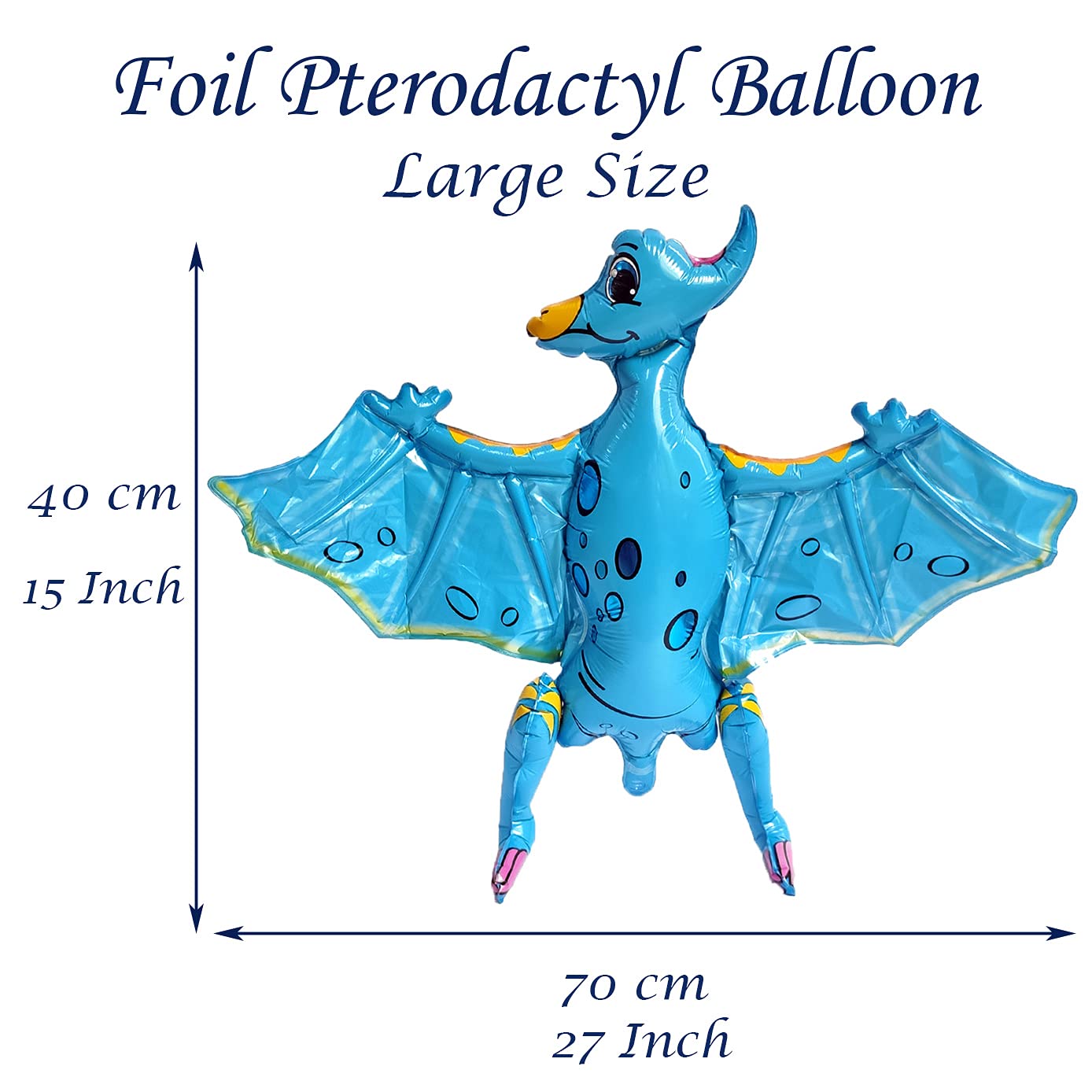 Eanjia 3D Foil Dinosaur Balloon 2pcs Pterodactyl Balloons Cartoon Dinosaur Birthday Party Supplies Dinosaur Themed Jungle Party Baby Shower Garland Kit Decorations