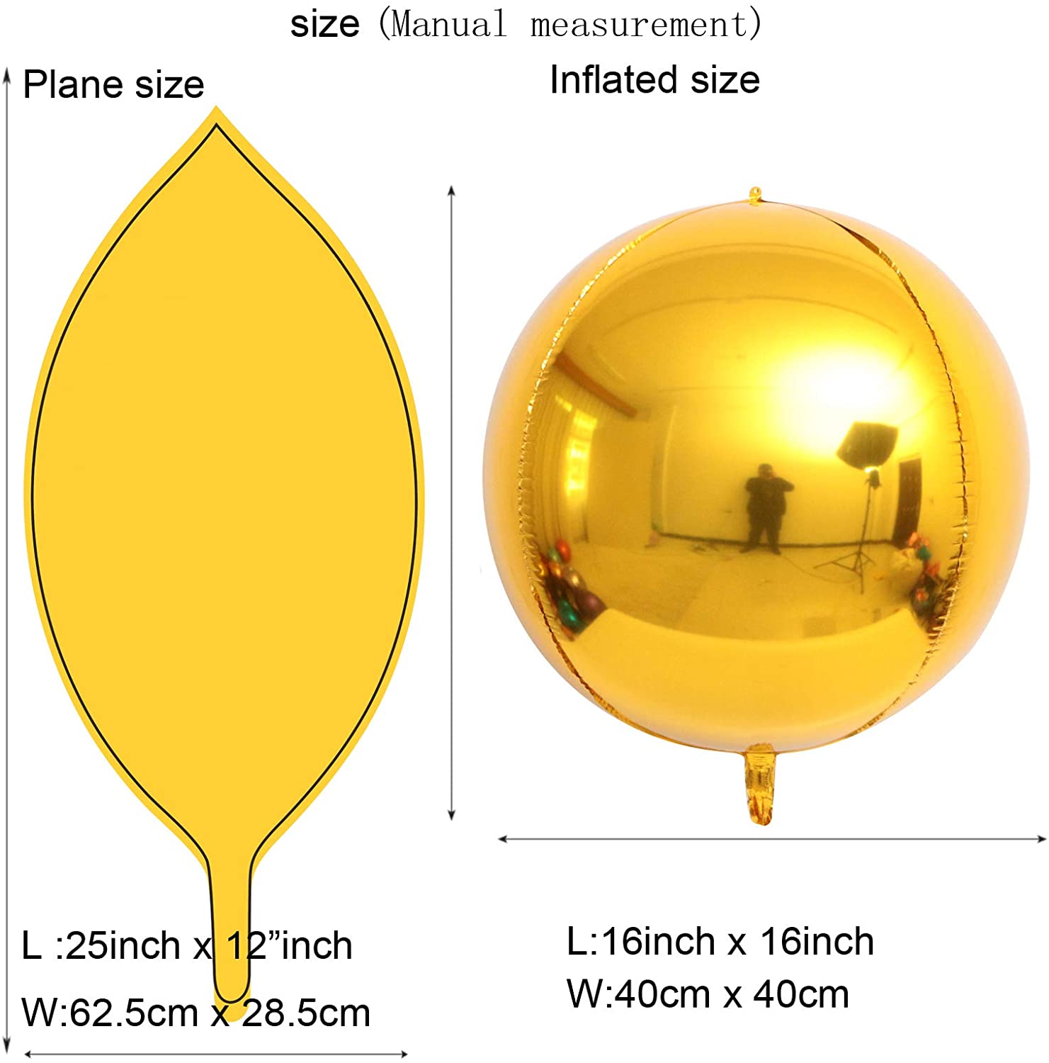 70's Disco Laser Ball Balloons Hangable 4Pcs 22inch – Topballoonee
