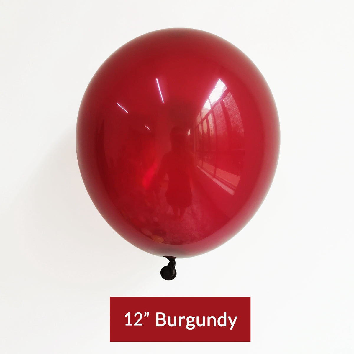 12" Burgundy (Crystal)  Latex balloons 100pcs /Pack  320g