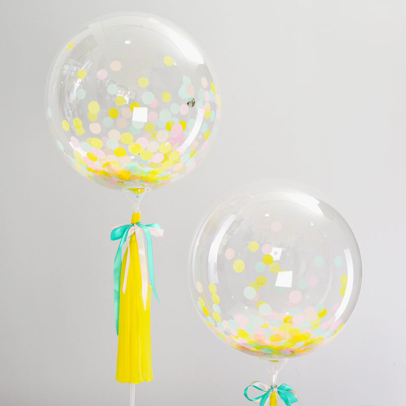 Eanjia Ultra-thin Clear Bubble Balloons Standard Inflated Size 45cm /18inch