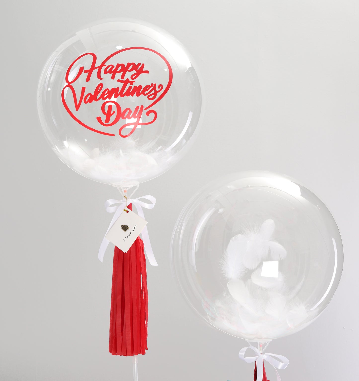 Eanjia Ultra-thin Clear Bubble Balloons Standard Inflated Size 45cm /18inch