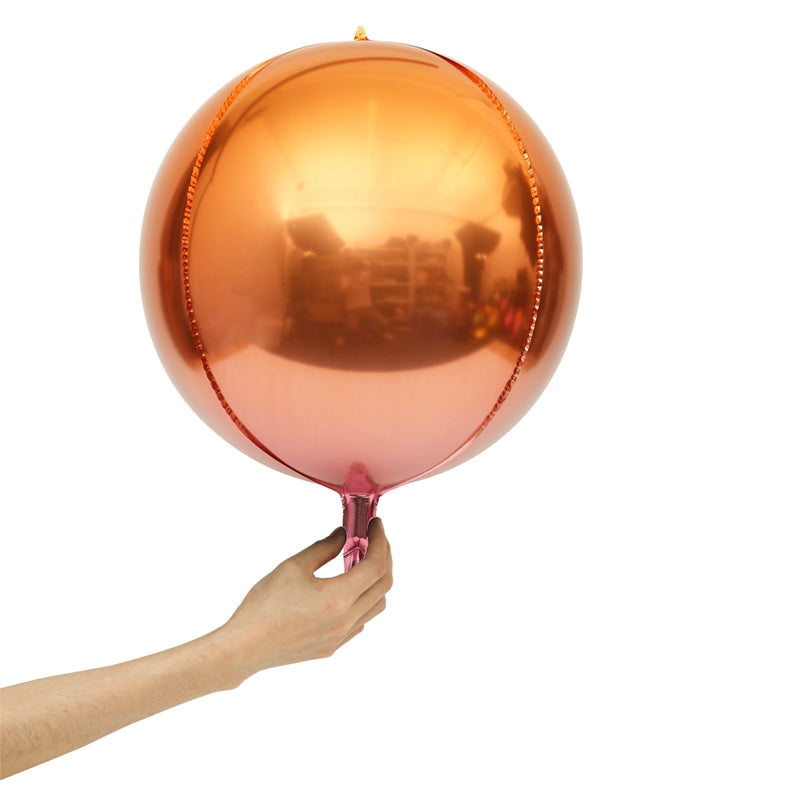 Eanjia 4D Ombre Foil Balloons Rose Gold Gradient