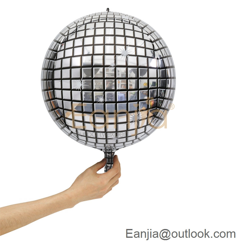 Eanjia 4D Orbz Foil Balloons Disco 16inch