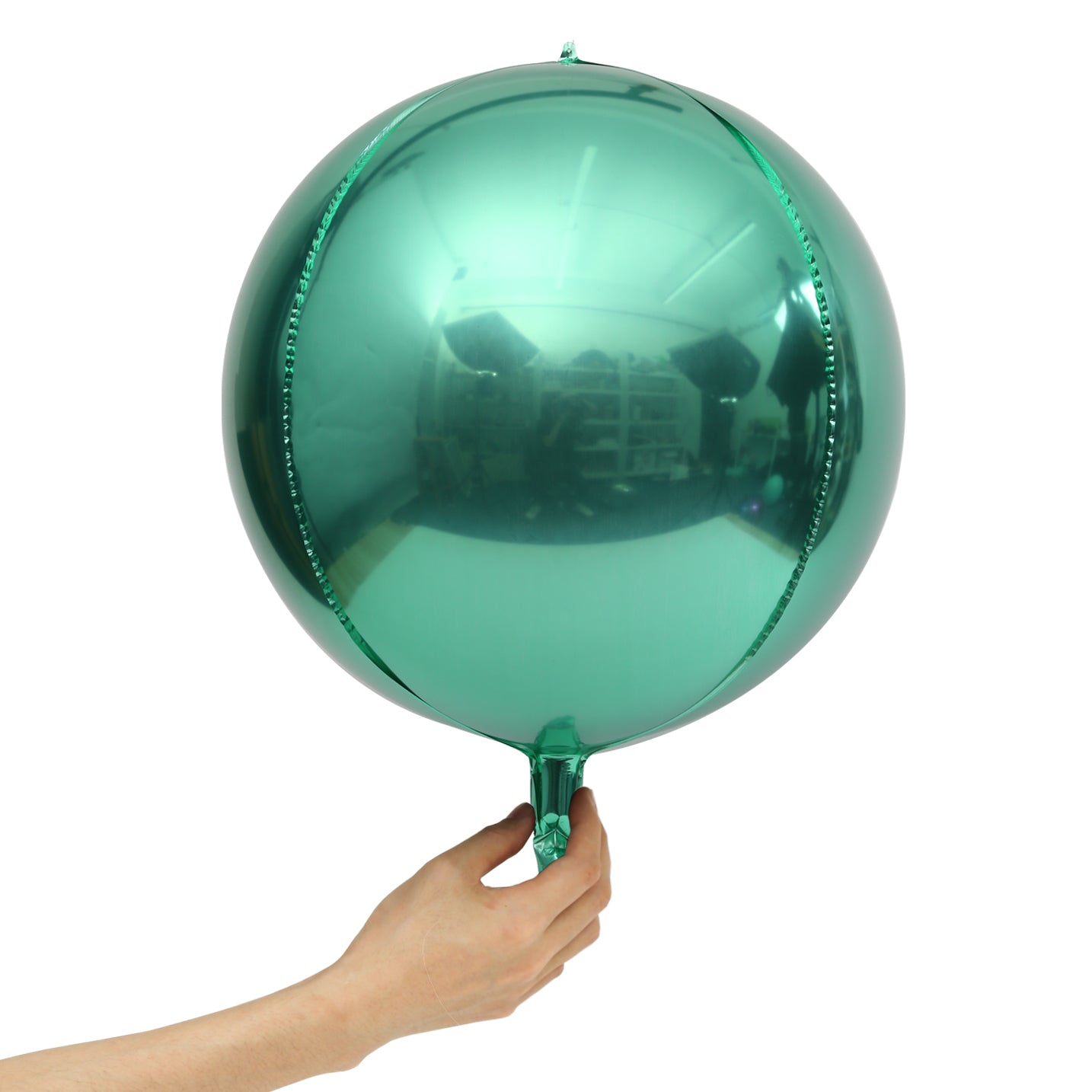 Eanjia Hangable 4D Orbz Foil Balloons 7" 14" 16" 22“ Green